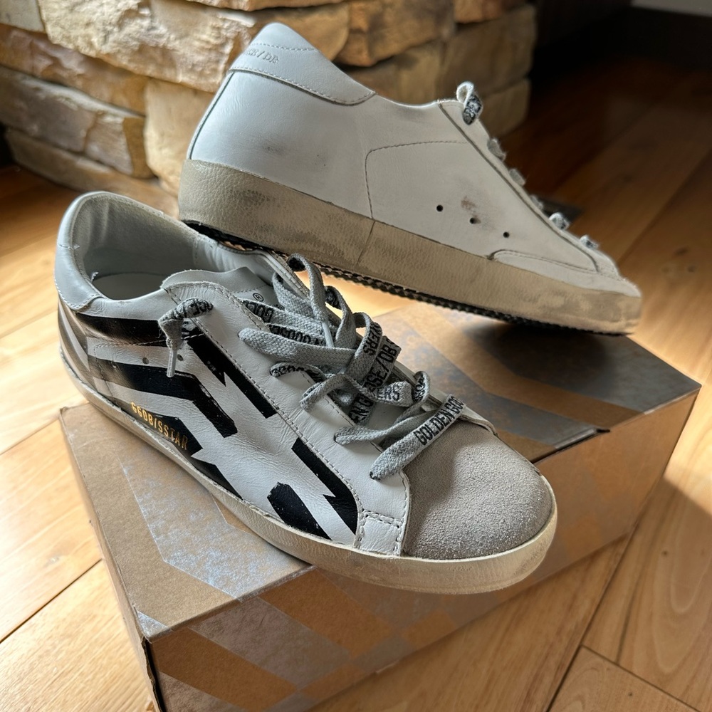 Golden Goose leather sneakers
